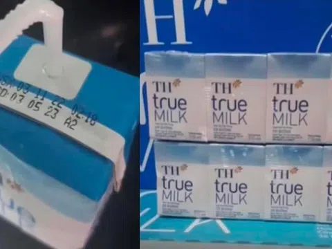 Sữa tươi TH TRUE MILK mới sản xuất đã có hiện tượng chua đắng