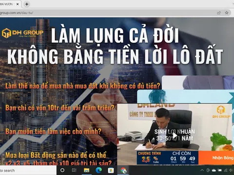 DH Group: Mô hình đầu tư BĐS lợi nhuận cao - 'cạm bẫy' hay an toàn?