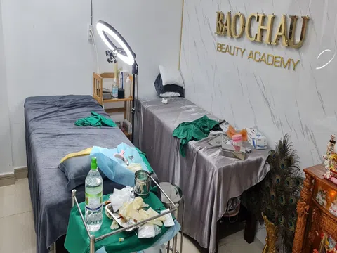 Phát hiện cơ sở thẩm mỹ Bảo Châu Beauty Academy hoạt động “chui” tại chung cư