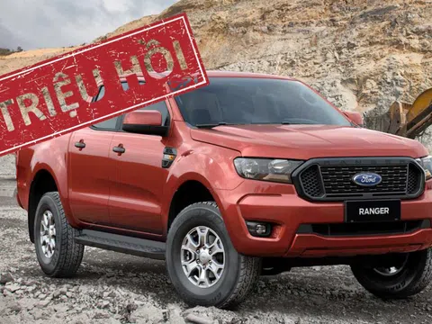 Việt Nam triệu hồi hơn 1.400 xe Ford Ranger do lỗi kính chắn gió