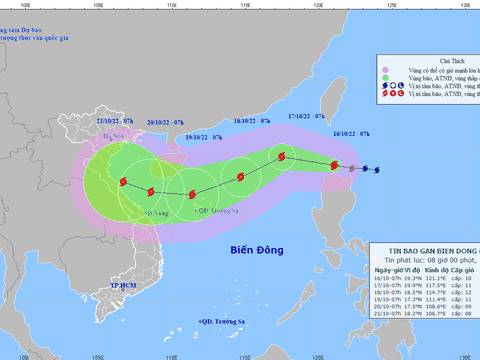 Không khí lạnh di chuyển xuống phía Nam, bão Nesat áp sát Philippines