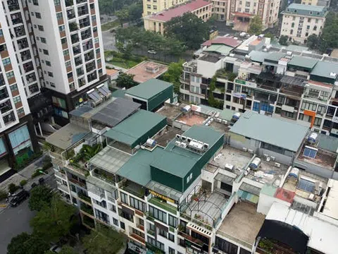 Hà Nội: 'Chuồng cọp' quây kín khu biệt thự liền kề HD Mon City triệu đô