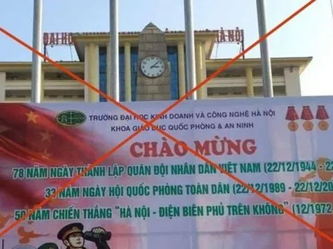 Trường đại học treo áp phích in cờ Trung Quốc: 'Đây là sự việc nghiêm trọng, sai sót do cẩu thả'