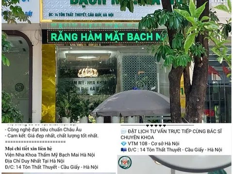 Mạo danh Bệnh viện Trung ương, viện thẩm mỹ ngang nhiên hoạt động ở Hà Nội