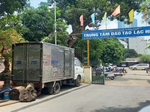 Hà Nội: Trung tâm đào tạo Lạc Hồng xâm phạm di tích đền Sóc