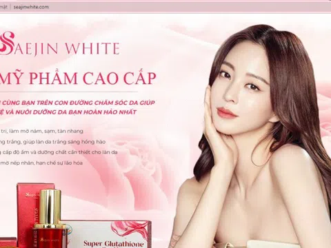 Người tiêu dùng cẩn trọng 'sập bẫy' quảng cáo sản phẩm Saejin White Super Glutathione Collage