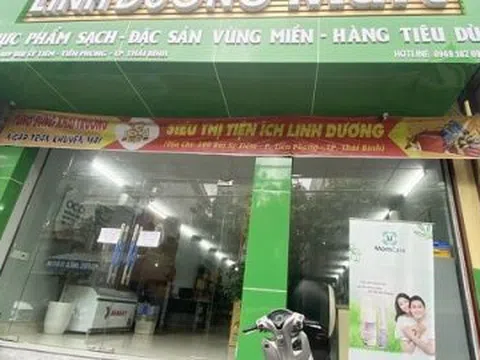 Linh Dương Mart Thái Bình bị phản ánh bán hàng hóa nước ngoài không nhãn phụ