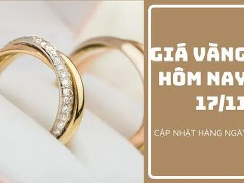 Giá vàng hôm nay 17/11: Biến động nhẹ sau khi tăng trong phiên trước