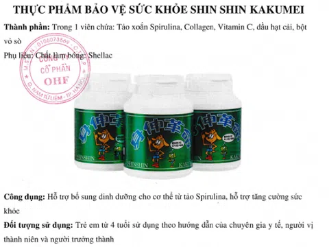 Hệ thống JAPANSHOP.VN quảng cáo TPCN như thuốc trị bệnh