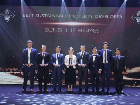 Sunshine Homes thắng đậm với nhiều hạng mục giải thưởng tại Dot Property Vietnam Awards